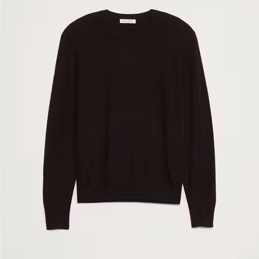 NEW WITH TAGS Banana Republic Men's Merino Crew-Neck Sweater